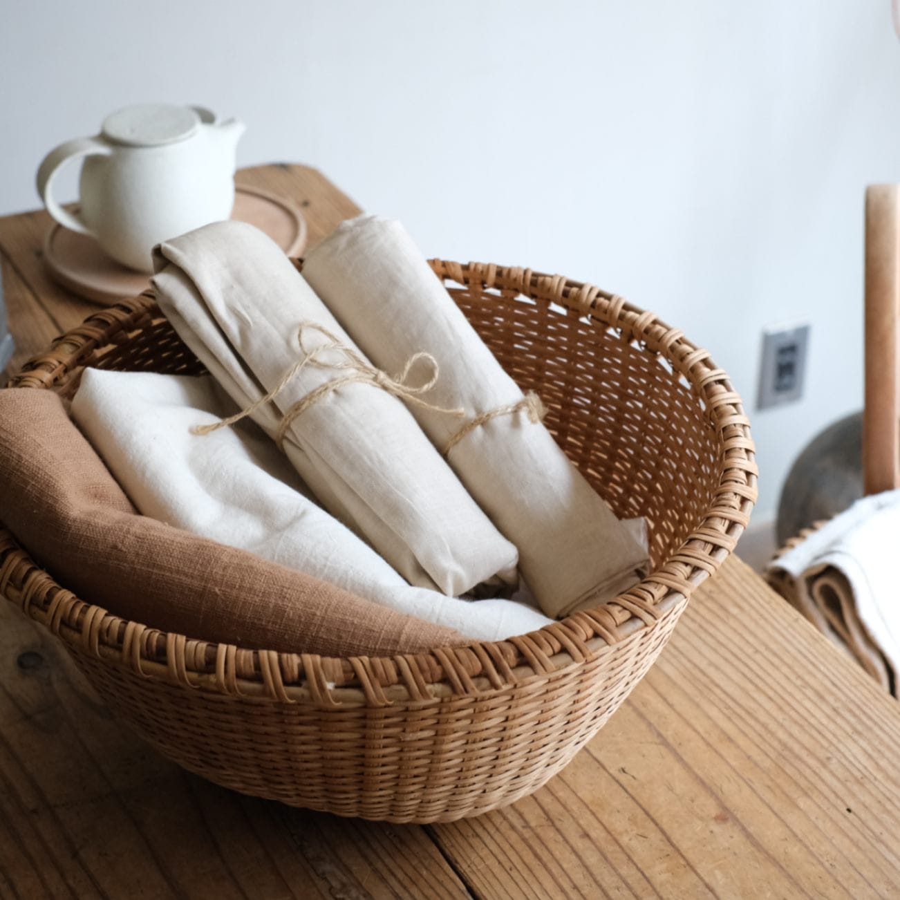 またたび笊 ｜古雑貨,籠 バスケット｜古家具・アンティーク家具 R-select