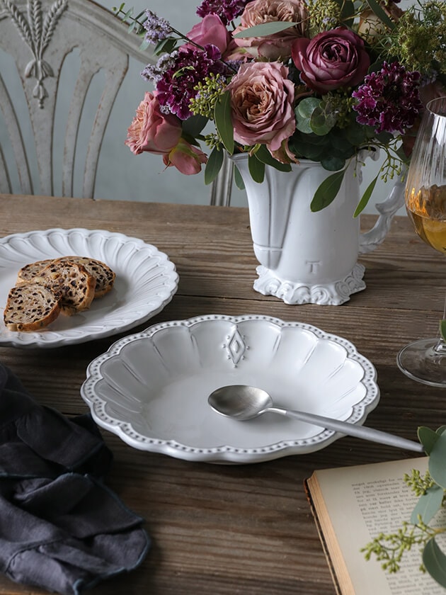 ITALICAスープ/パスタプレート22㎝ VIRGINIA CASA （イタリアの