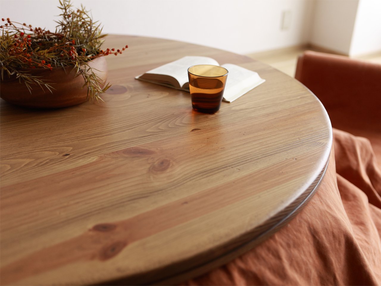 K*N様 【初売り】広松木工こたつ サークルテーブル φ112サイズ GALA サークルテーブルこたつ - 広松木工