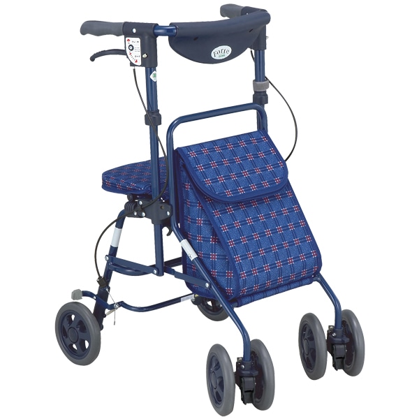 シルバーカーフォルテ［二筋格子ブルー］ 316190【島製作所