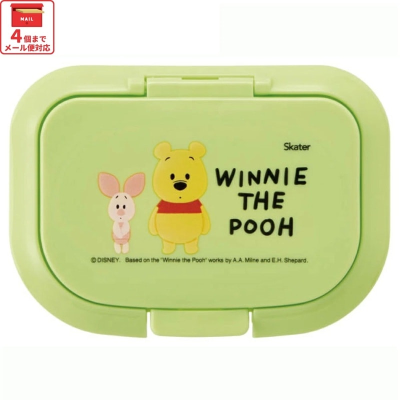 抗菌ウェットシート用フタ くまのプーさん／WTL1AG_4973307540424