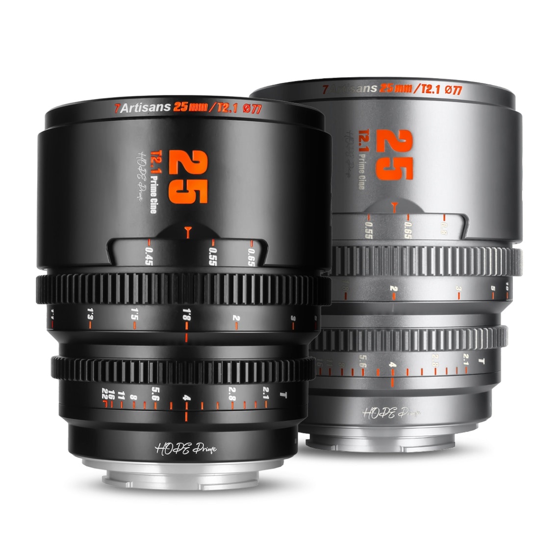 七工匠 7Artisans HOPE Prime 25mm T2.1 Super35mm シネマレンズ