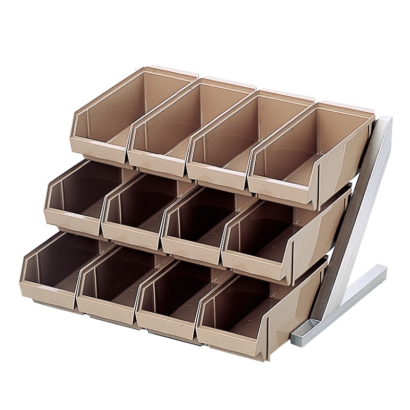 18-8 デラックス オーガナイザー 3段4列 ブラック TO-771B | SUGICO