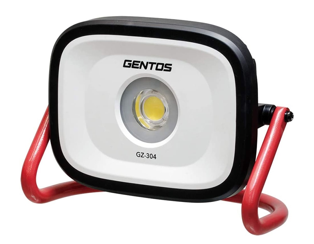 ジェントス LEDワークライト/投光器 AC電源/充電池兼用 GZ-304