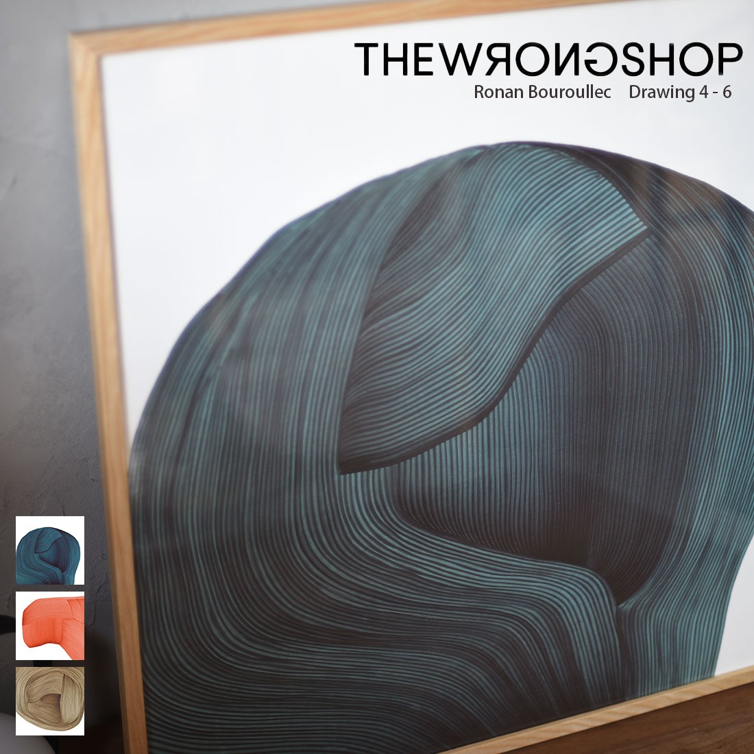 WRONGSHOP ロングショップ ロナン・ブルレック Drawing4.5.6 ポスター