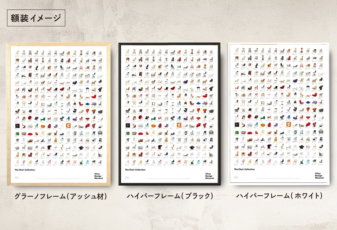 vitra Design Museum チェアコレクション ポスター Chair Collection