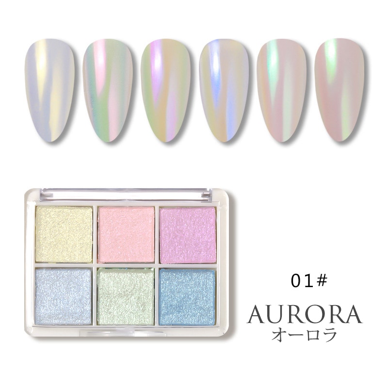 CK 6色プレストパウダー（ミラーパウダー/オーロラパウダー