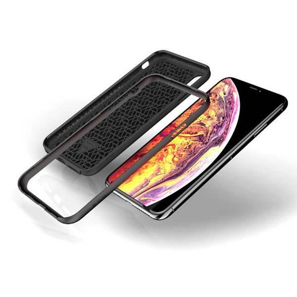 iPhoneXS Max ケース Kajsa Military collection ストラップ付き