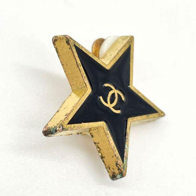 CHANEL シャネル イヤリング ココマーク 星型 スターモチーフ ゴールド