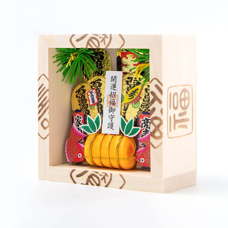 福枡飾（小） 開運・金運・財運UP・家内安全・交通安全｜白崎八幡宮