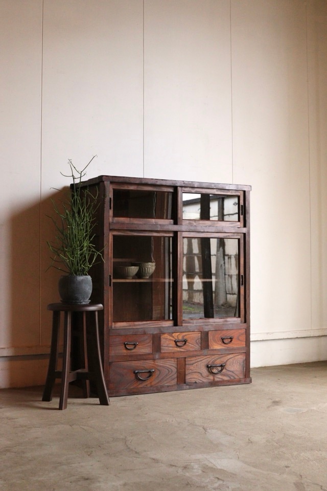 引戸棚/水屋箪笥,食器棚 | 古家具古道具 そうすけ