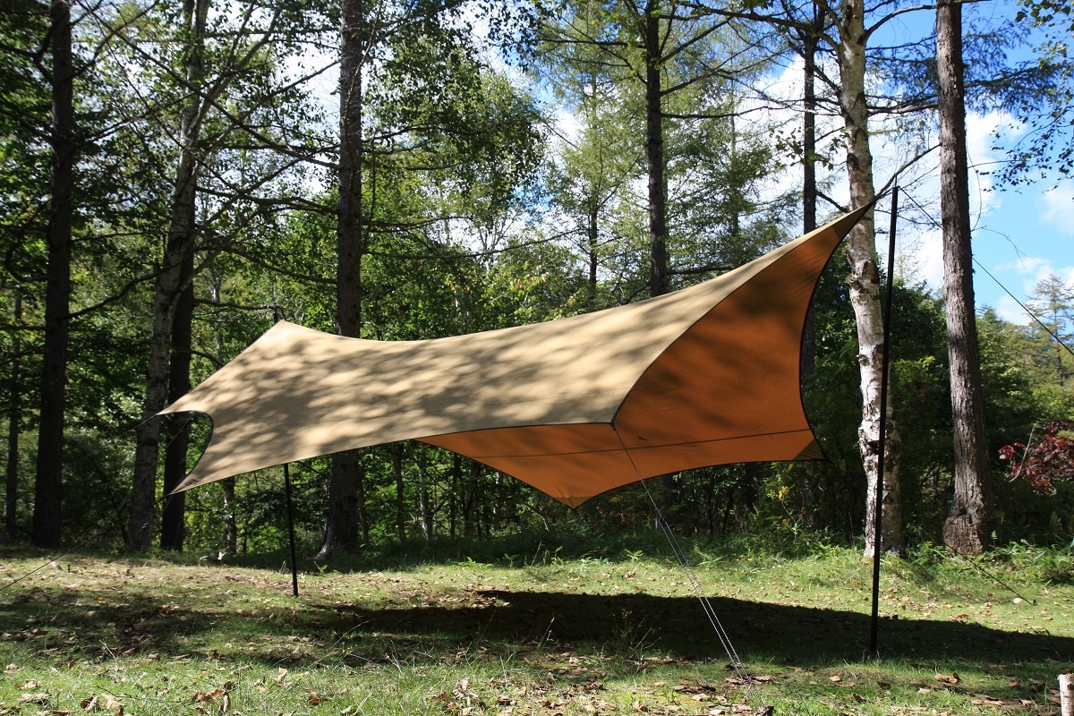 cotton KOKAGE wing “Narrow” Sand Color | Tarp | | SotoLabo