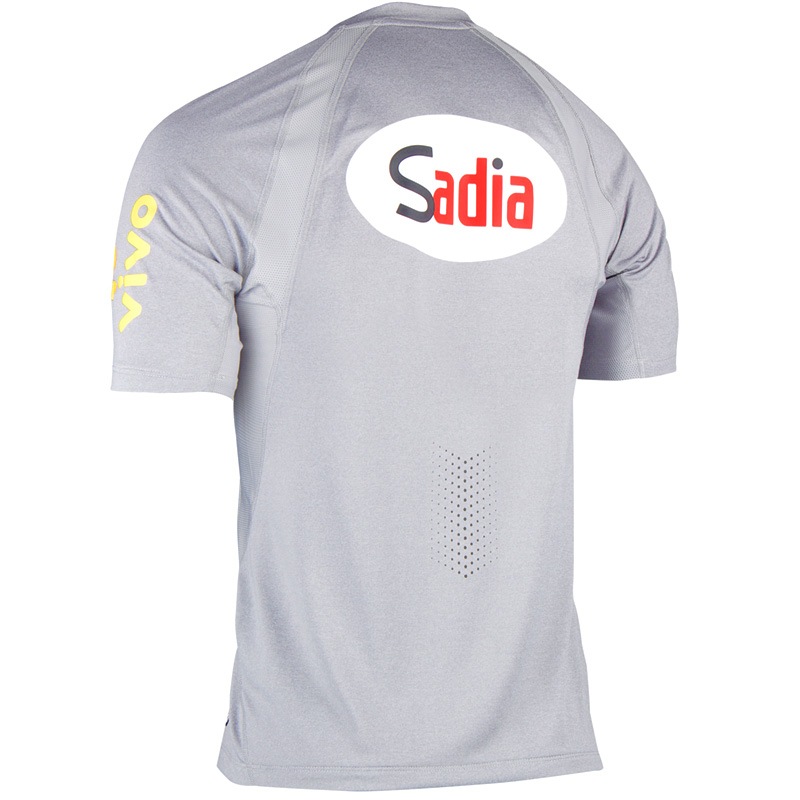 ブラジル代表トレーニングシャツ【人気スポンサー付きグレー】練習着