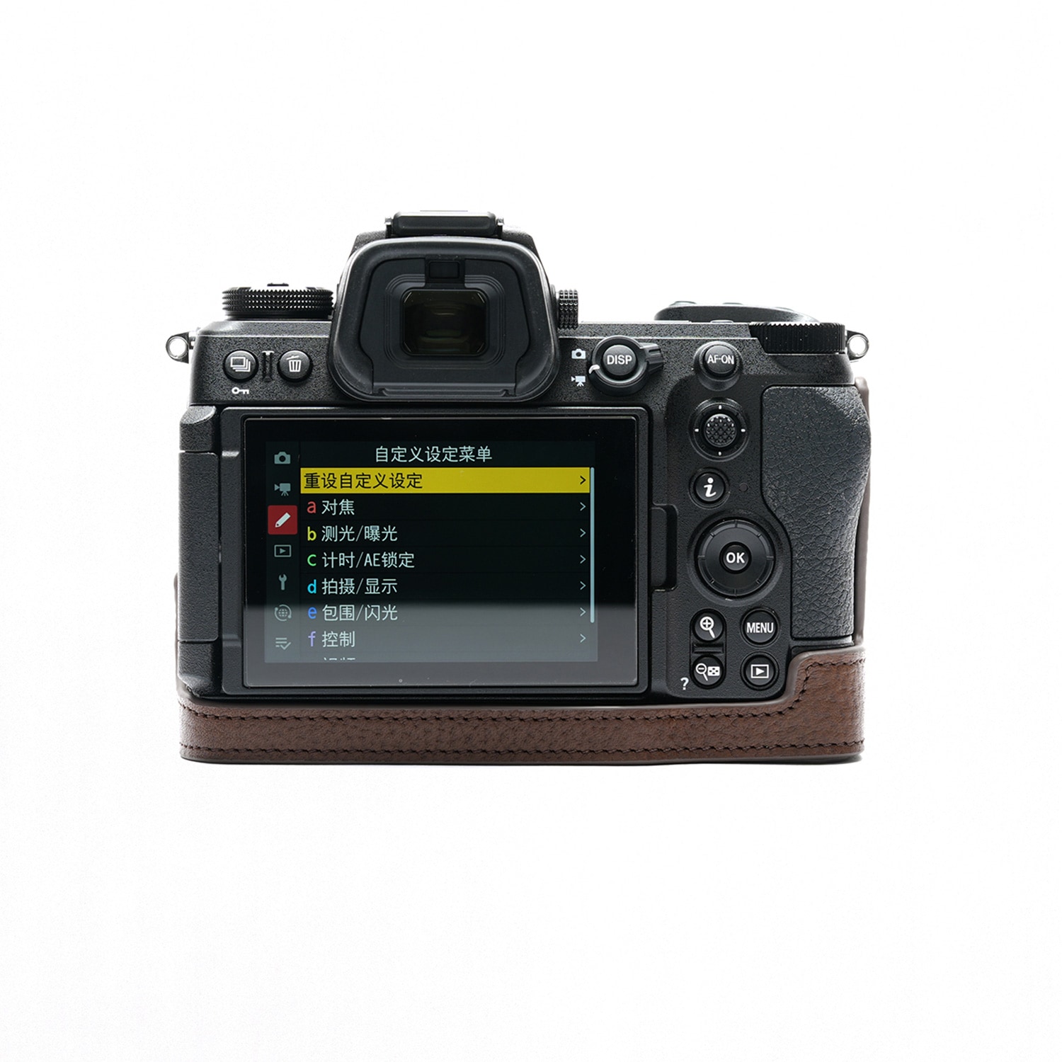 TP Original Nikon Z6III用 ボディーハーフケース ダークブラウン