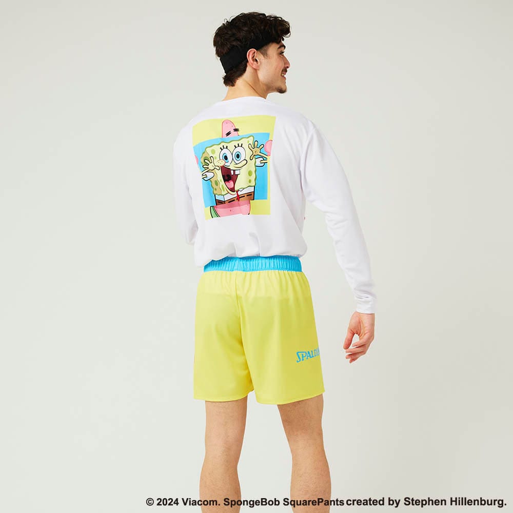 30%OFF価格】ロングスリーブTシャツ スポンジ・ボブ ビッグフェイス