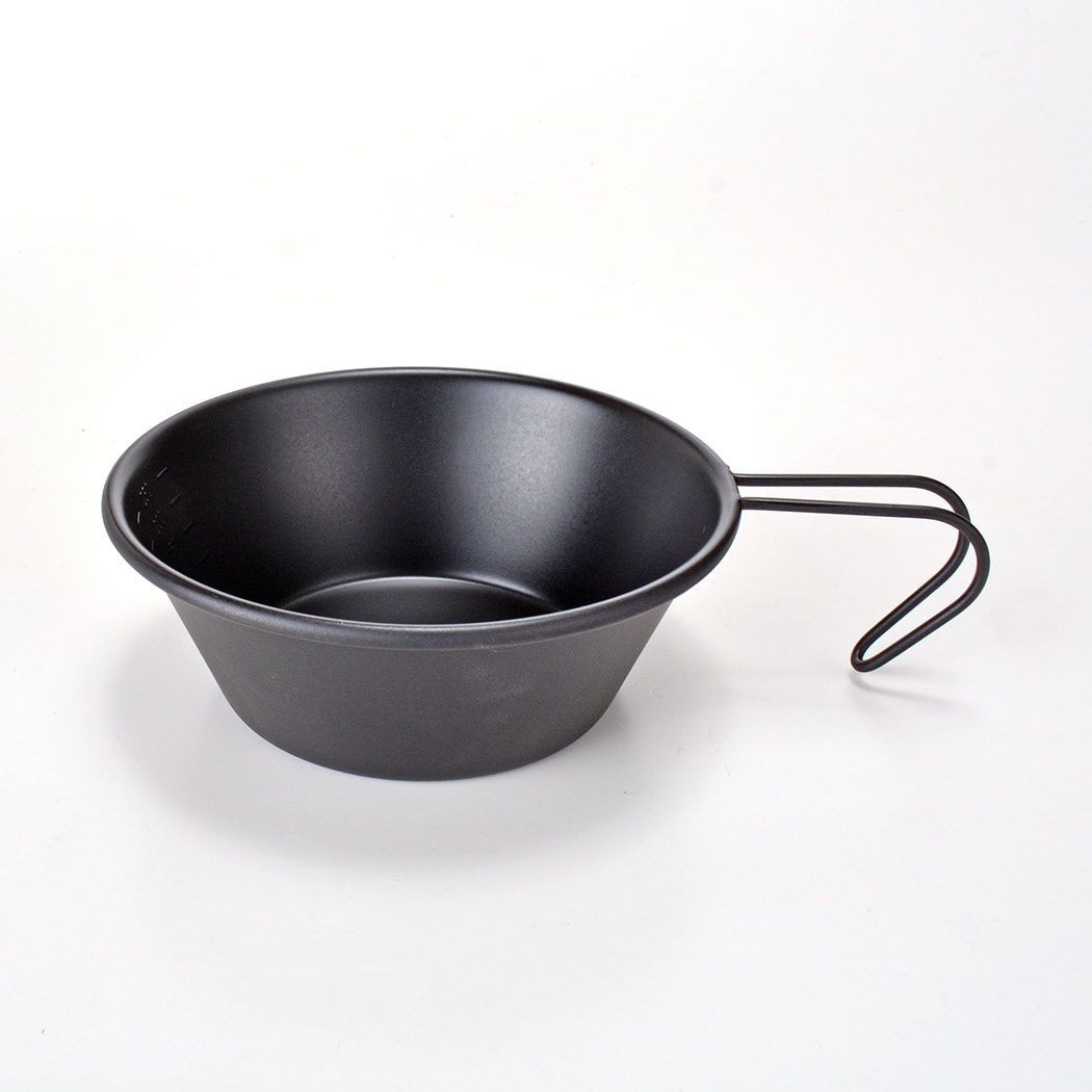 Rothco シェラカップ 日本製（マットブラック/エンボス） | OUTDOOR