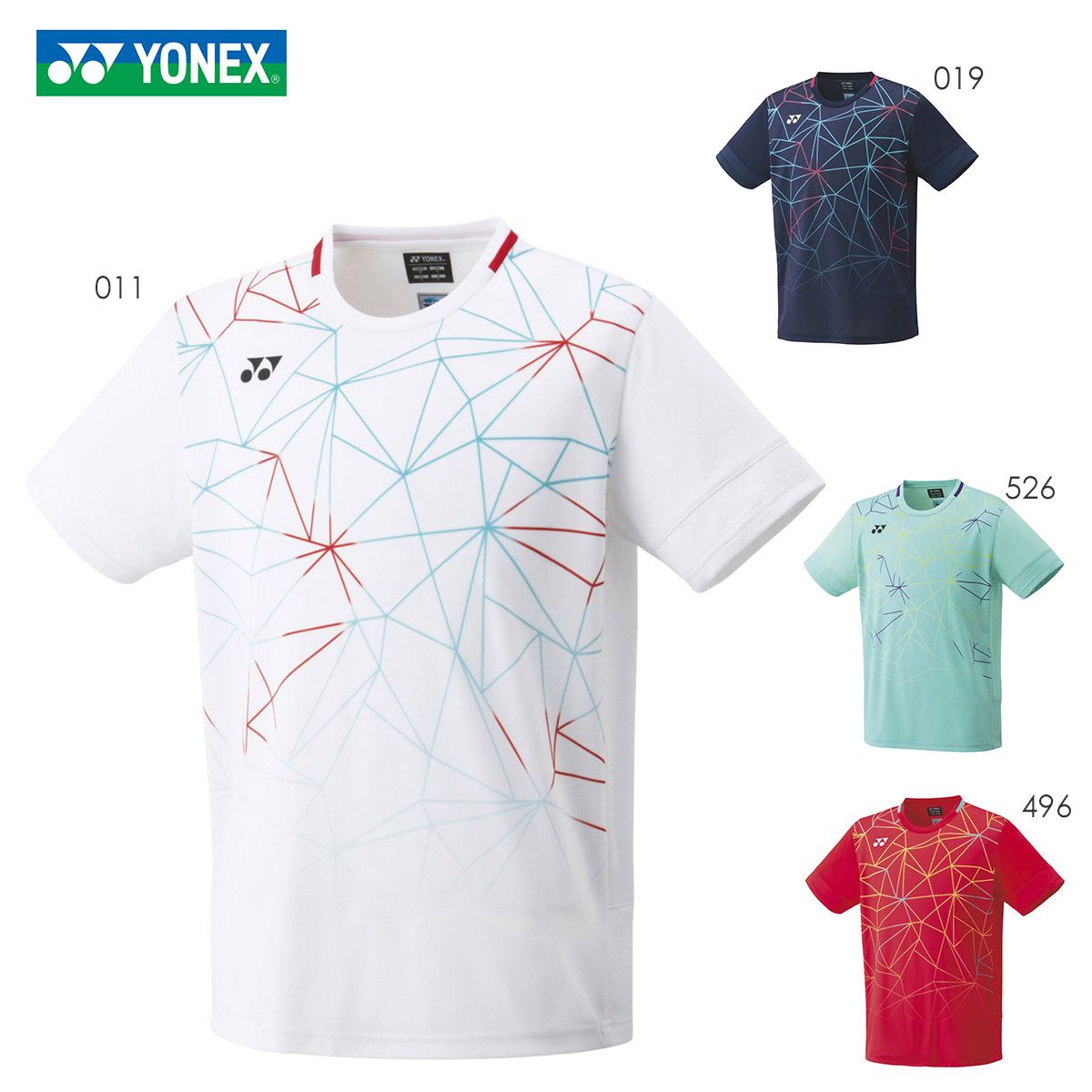 YONEX 10458 ゲームシャツ フィットスタイル ウェア(ユニ/メンズ