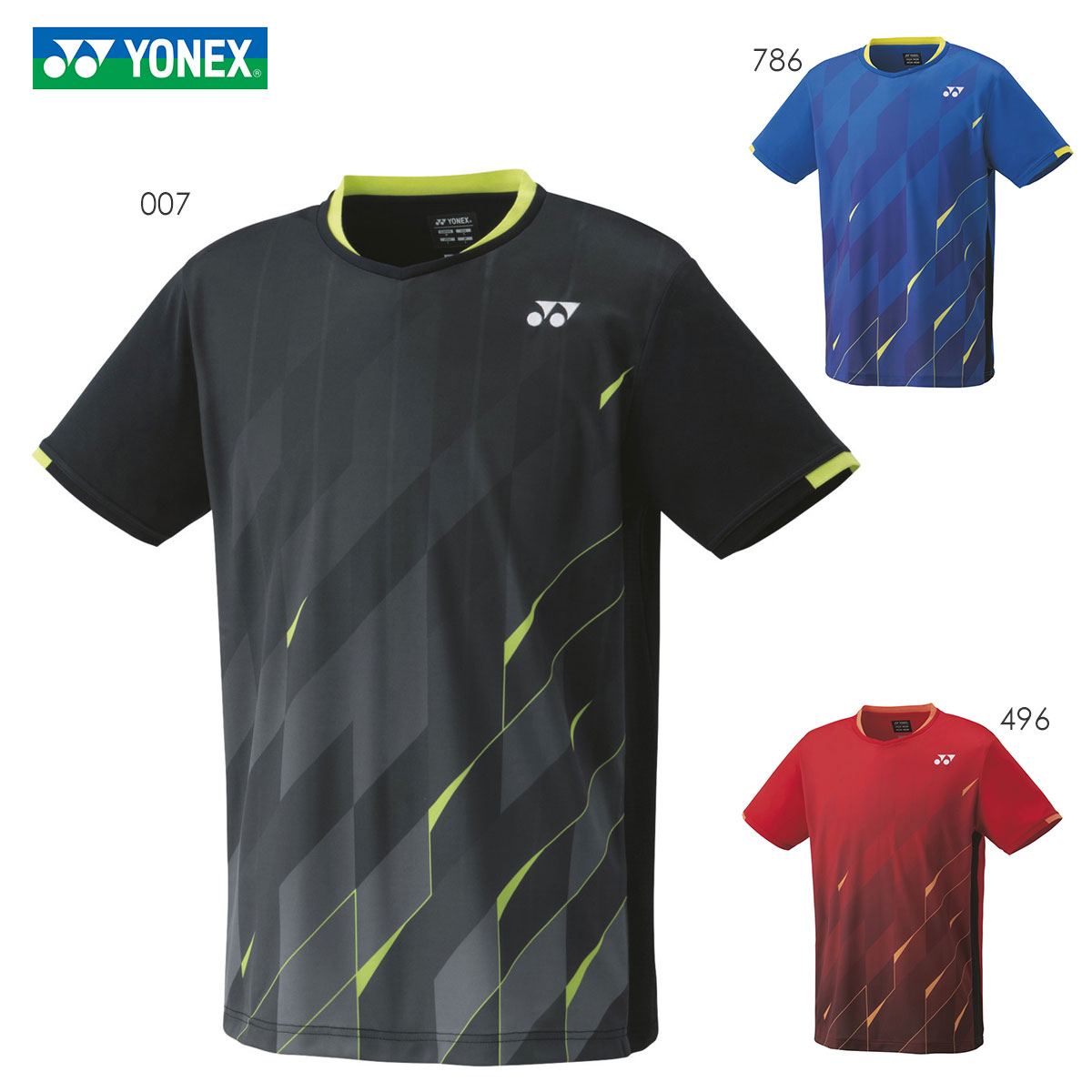 YONEX 10463 ゲームシャツ フィットスタイル ウェア(ユニ/メンズ