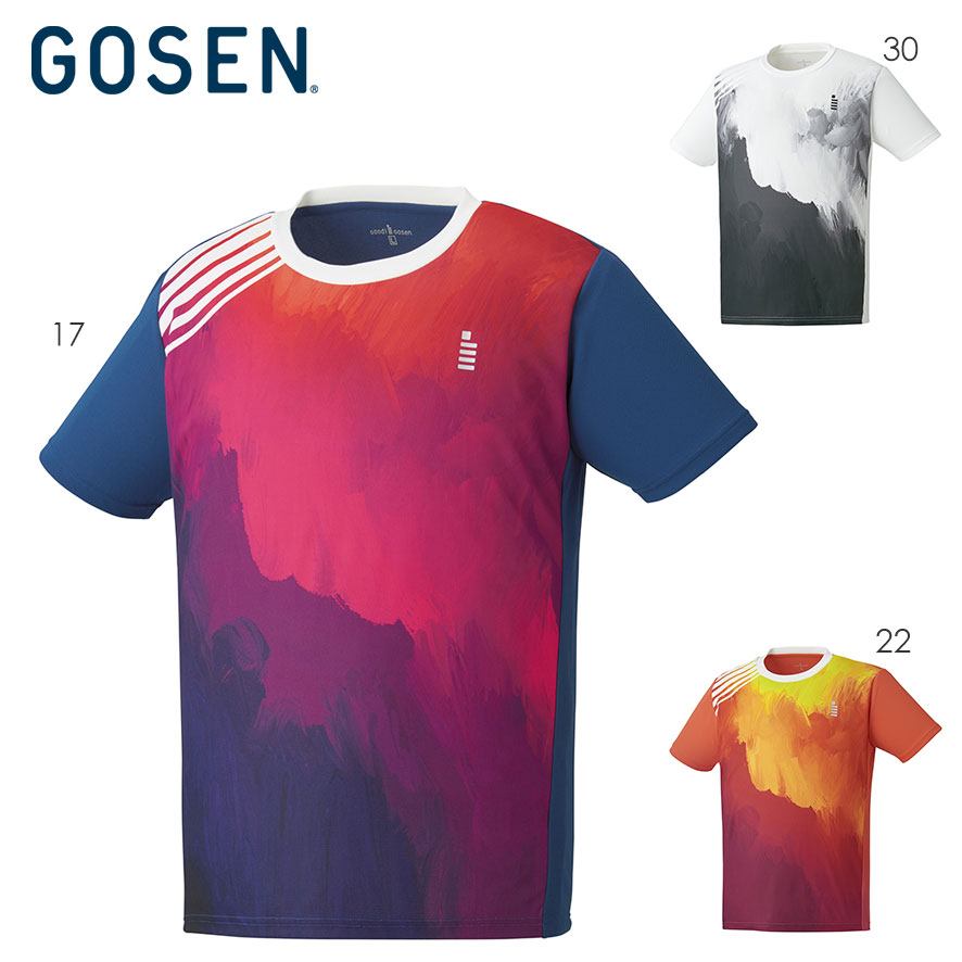 GOSEN T2210 ゲームシャツ(ユニ/メンズ) アパレル ウェア テニス