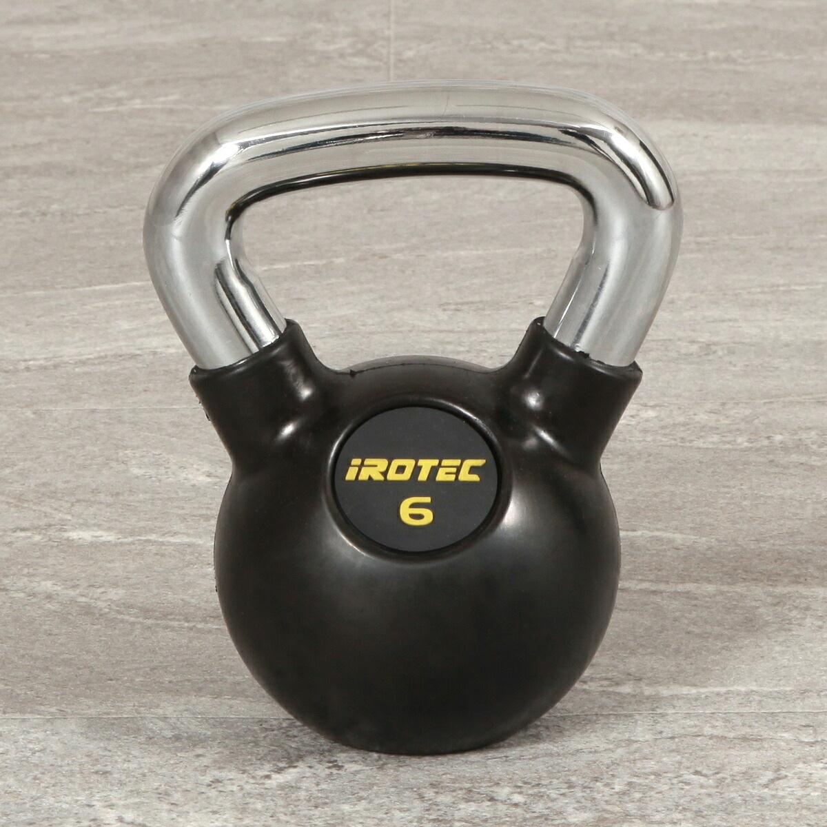 ケトルベル 6kg ラバーコーティングタイプ IROTEC (アイロテック)
