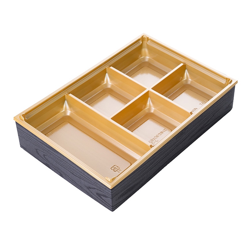 アクタ ワン折重90×60 黒焼杉縁 J-5金底 50枚組｜弁当パックオンライン