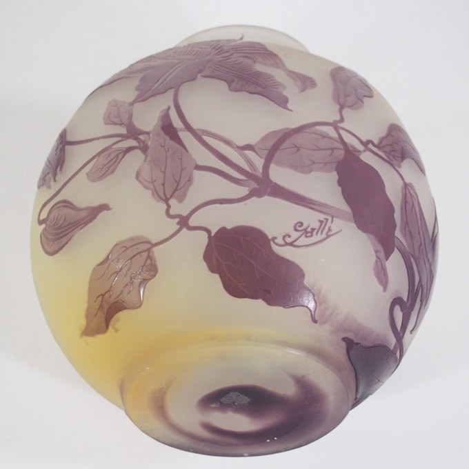 エミール・ガレ 「クレマチス文花瓶」 | | アトリエ・ブランカ