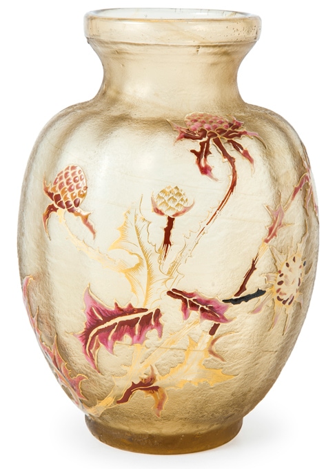 エミール・ガレ 「薊文花瓶」 | | アトリエ・ブランカ