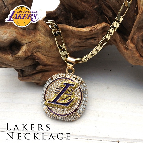 レイカーズ ネックレス ロゴ NBA LOS ANGELES LAKERS ロサンゼルス