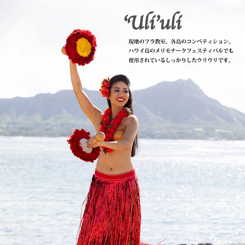 ウリウリ赤黄（着脱式）Mサイズ 2本セット 直径24~27cm 羽根の厚み10cm