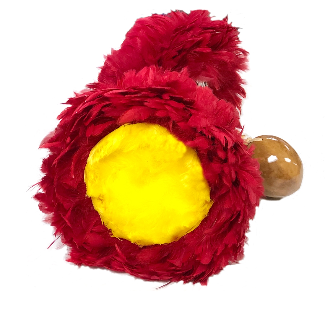 ウリウリ赤黄 2本セット Sサイズ（一体型）直径22~24cm 羽根の厚み9cm