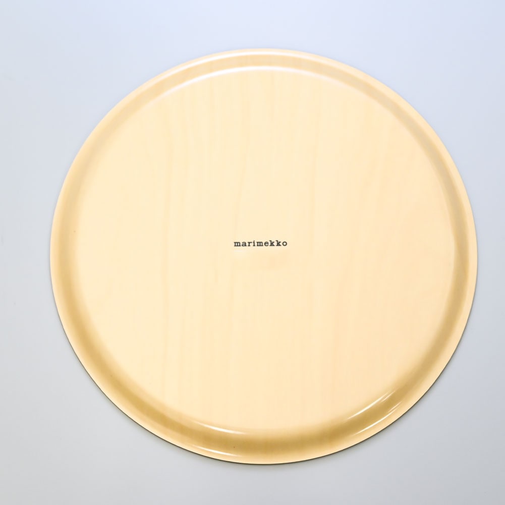 マリメッコ marimekko トレイ お盆 丸盆 31cm Siirtolapuutarha シ
