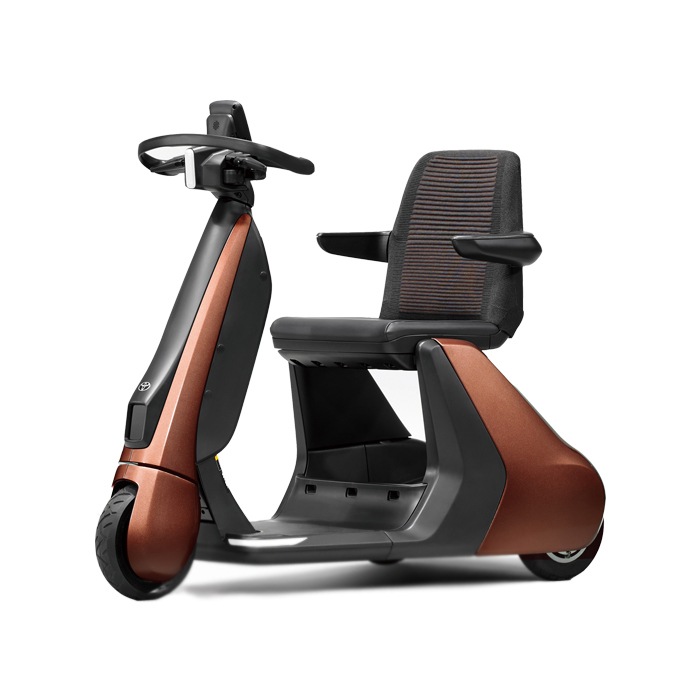 中古品】トヨタ自動車 C+walkS カッパーマイカメタリック 電動車いす