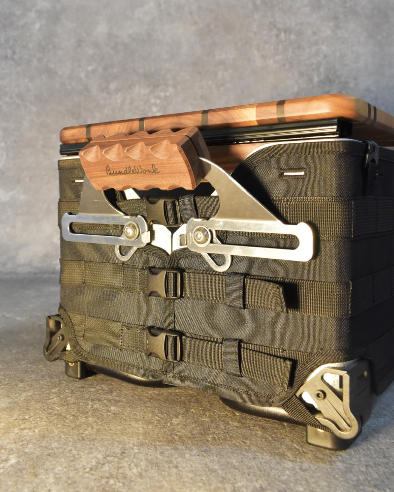 シェルフコンテナ グリップ ハンドル ウォールナット シェルコン 25 50