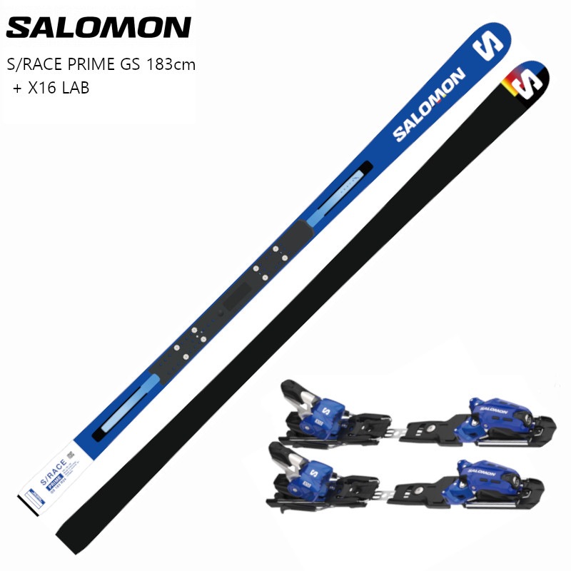 サロモン スキー板 2024 SALOMON S/RACE PRIME GS183 24m + X16 LAB