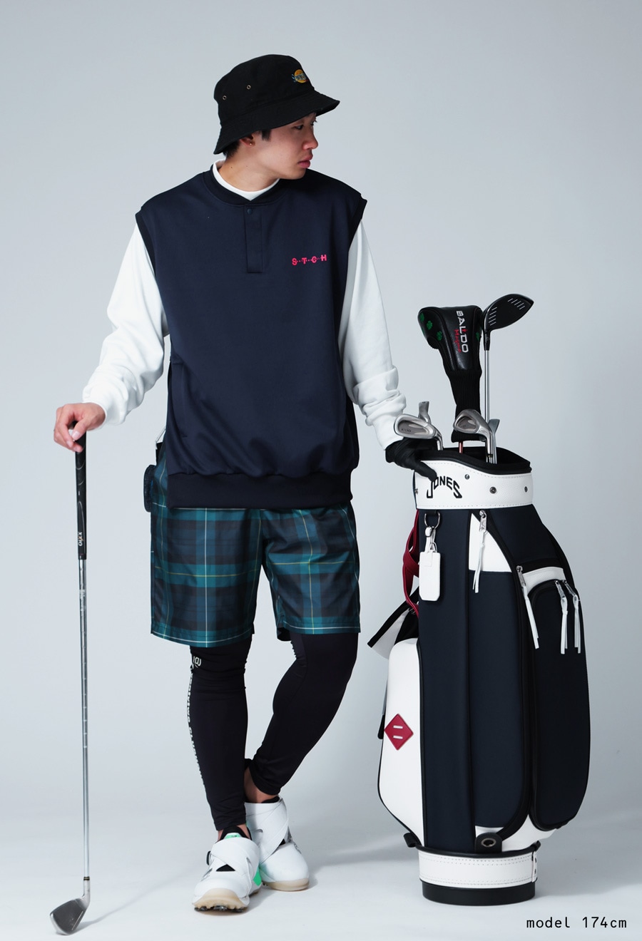 ANTIQUA GOLF×STCH ベスト レディース 送料無料・再入荷 メール便不可