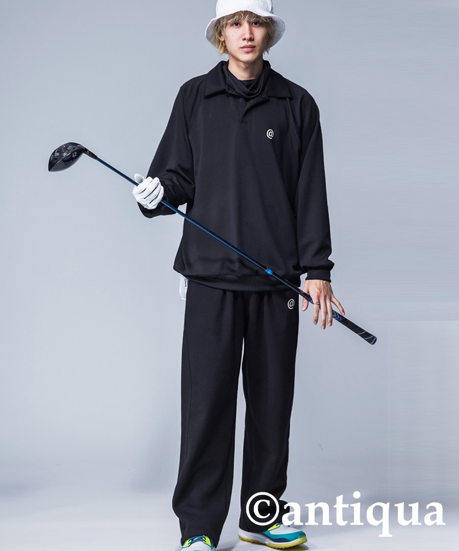 ANTIQUA GOLF×STCH ポロシャツ 長袖 メンズ 送料無料・再再販。メール