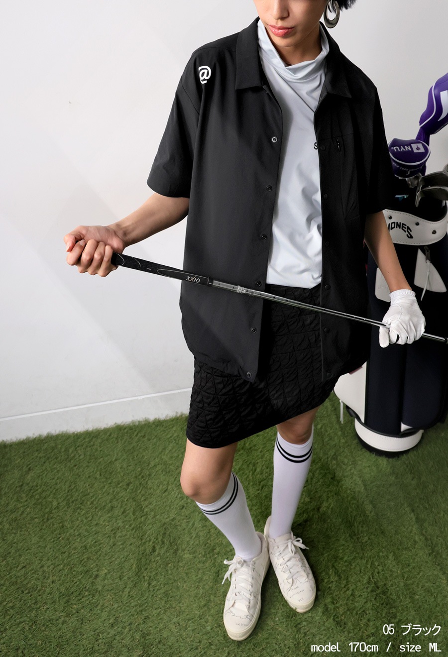 ANTIQUA GOLF×STCH シャツ メンズ 送料無料・(100)メール便可 | ALL