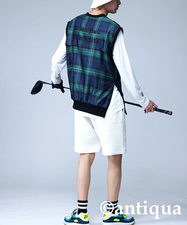 ANTIQUA GOLF×STCH ベスト メンズ 送料無料・再入荷 (100)メール便可