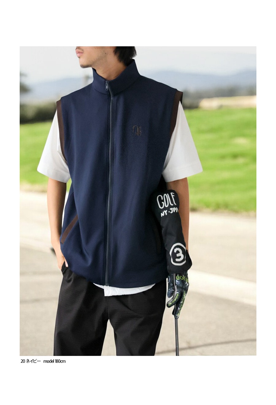 ANTIQUA GOLF×STCH ベスト メンズ 送料無料・メール便不可 | ALL