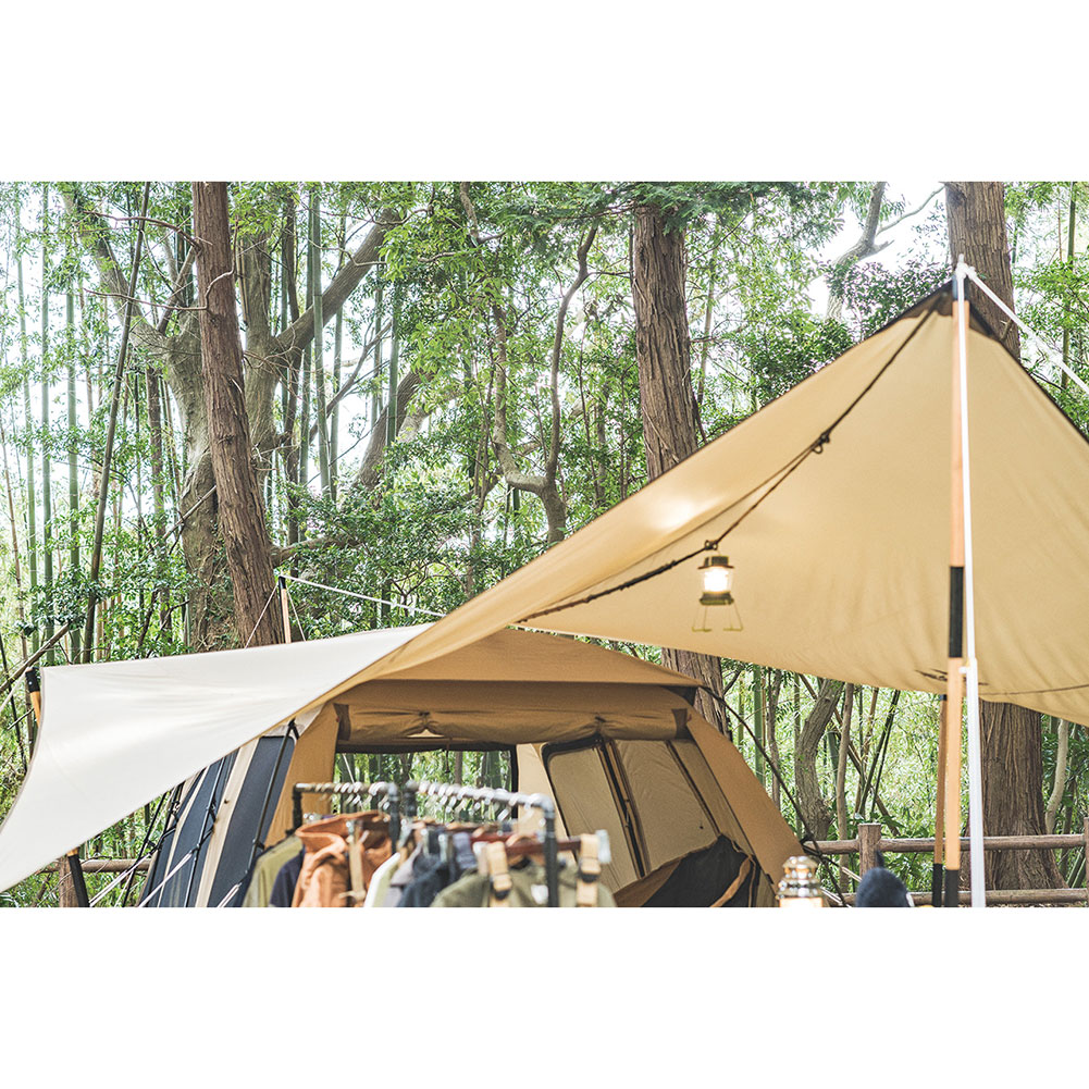 小川テント-小川キャンパル システムタープヘキサDXならアシーズ