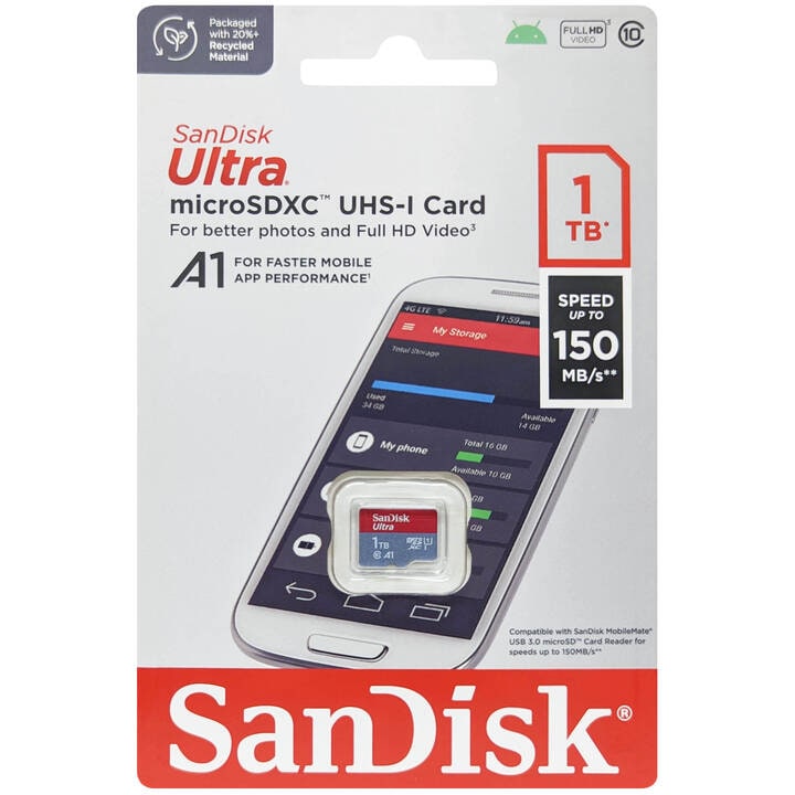 SanDisk サンディスク SDSQUAC-1T00-GN6MN 並行輸入品 マイクロSDXC
