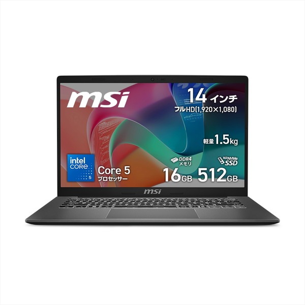 4711377395816 MSI 薄型・軽量ビジネスノートPC Modern-14-F1MG-5444JP