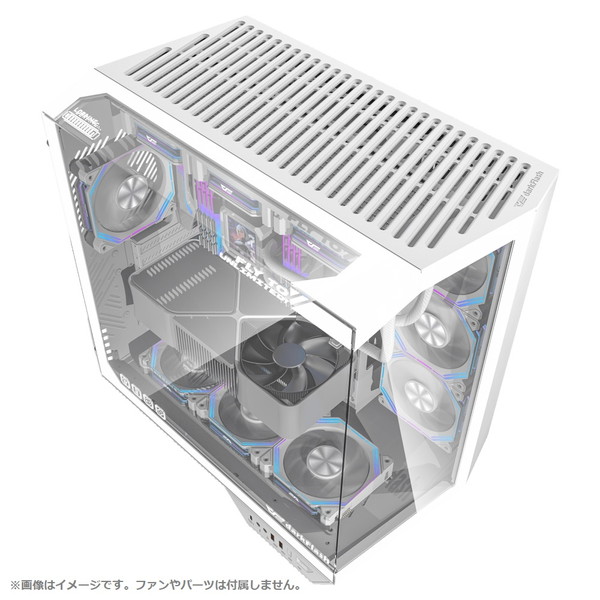 4711527000959 darkFlash PCケース DY470 White DY470-PCCASE-WHITE