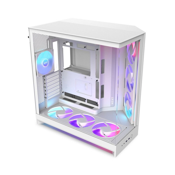 4943508304927 NZXT PCケース H9 FLOW RGB+(2025) ホワイト CM-H92FW