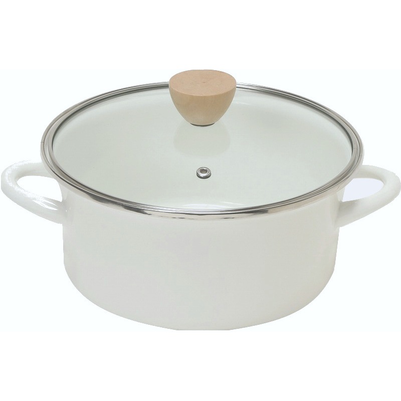 ホーロー両手鍋 20cm アークランズ | キッチン・調理器具,調理器具