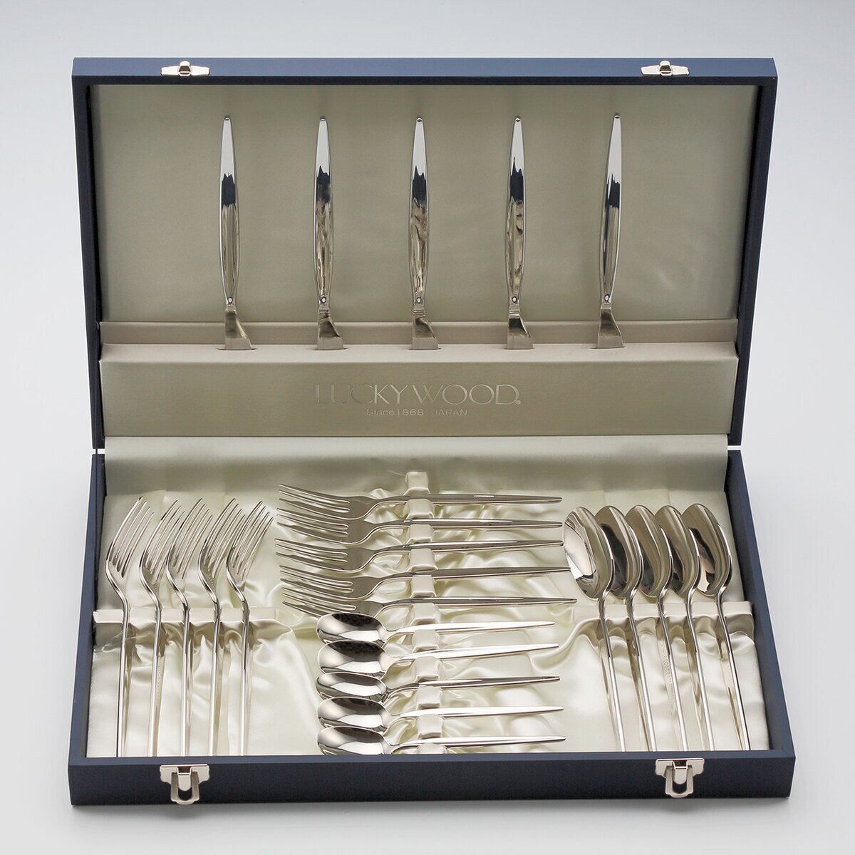送料無料】ラッキーウッド カトラリーセット フレンチアクセント