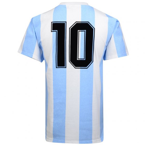 アルゼンチン代表 1986 ホーム 半袖 ユニフォーム 復刻モデル