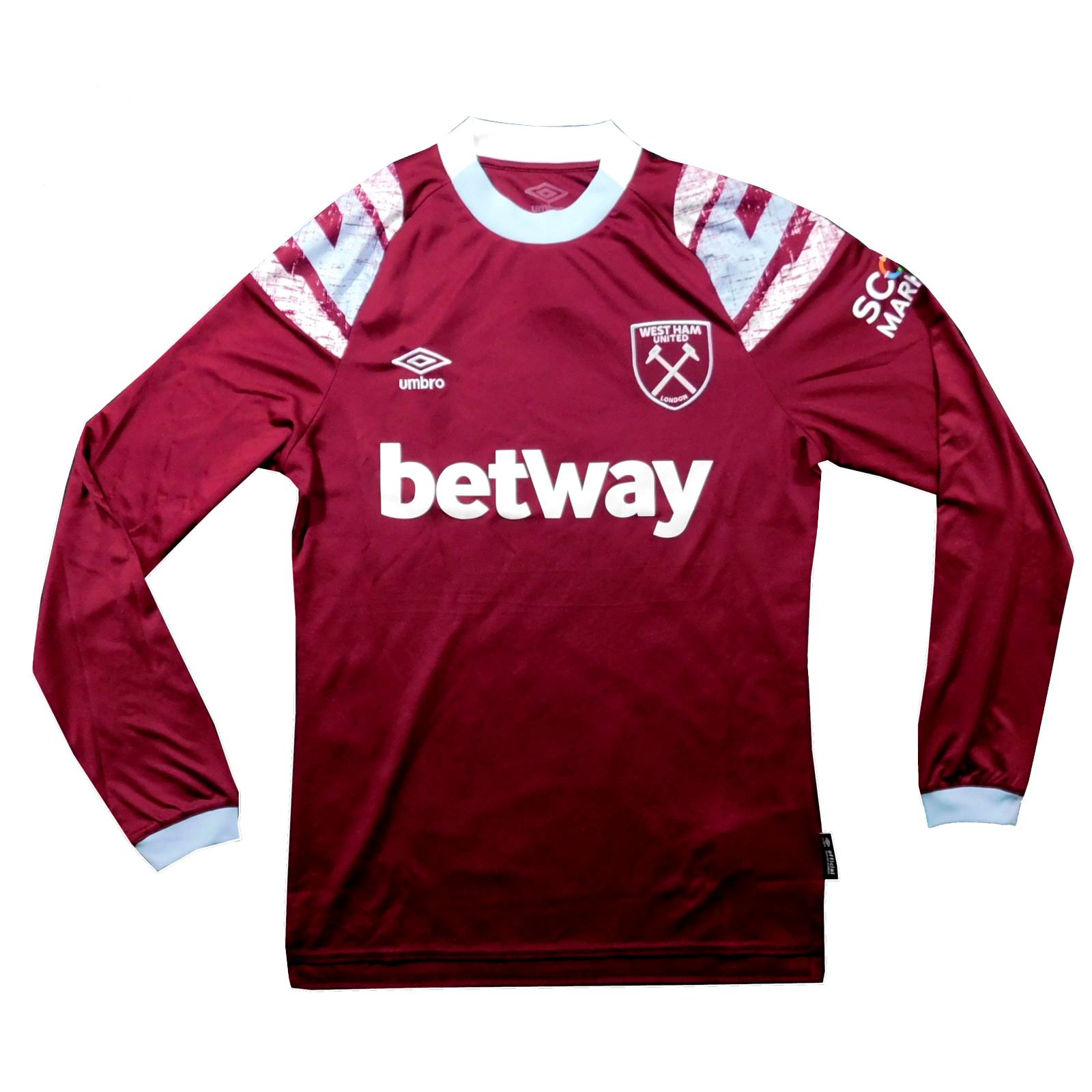 ウェストハム 22 ホーム 長袖 ユニフォーム UMBRO 2022シーズン