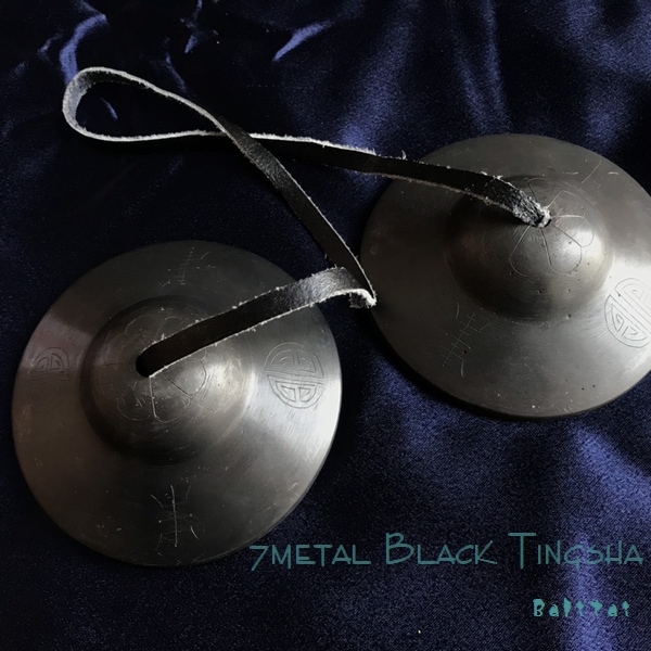 ブラックティンシャ／直径9cm【セブンメタル】【サンタ・ラトナ