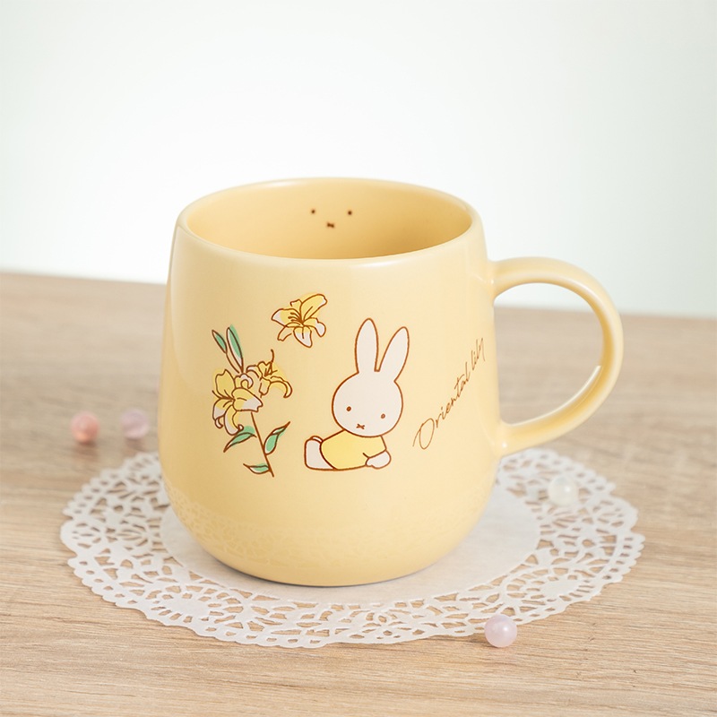 Flower Miffy バースデーフラワーマグカップ オリエンタルリリー